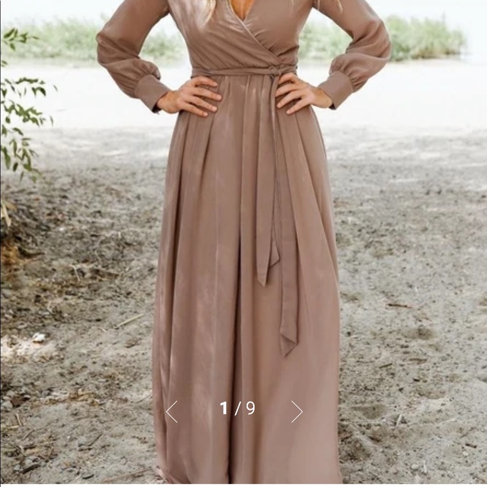 Baltic born Lydia dress in stone